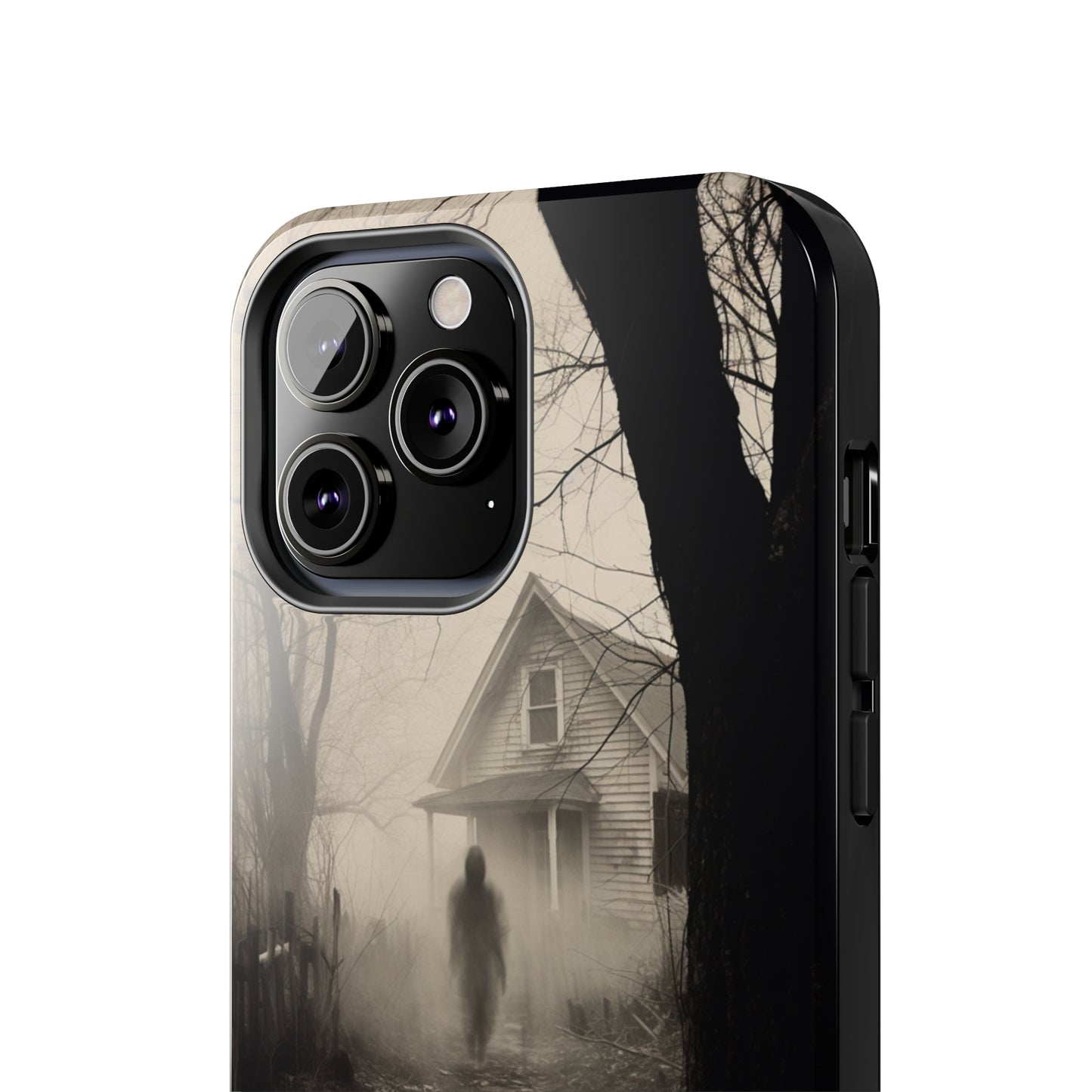 Introducing the "Ethereal Encounter" Cell Phone Case – Unveil the Mystery of the Ghostly Presence -Tough Phone Cases