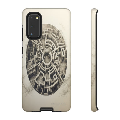 "Discover the Mystery: Maze-Inspired Cell Phone Case" -Tough Cases