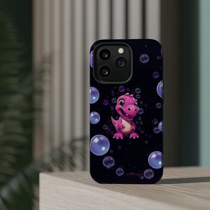 "Dino Glam" Glitter Dinosaur Phone Case -MagSafe Tough Cases