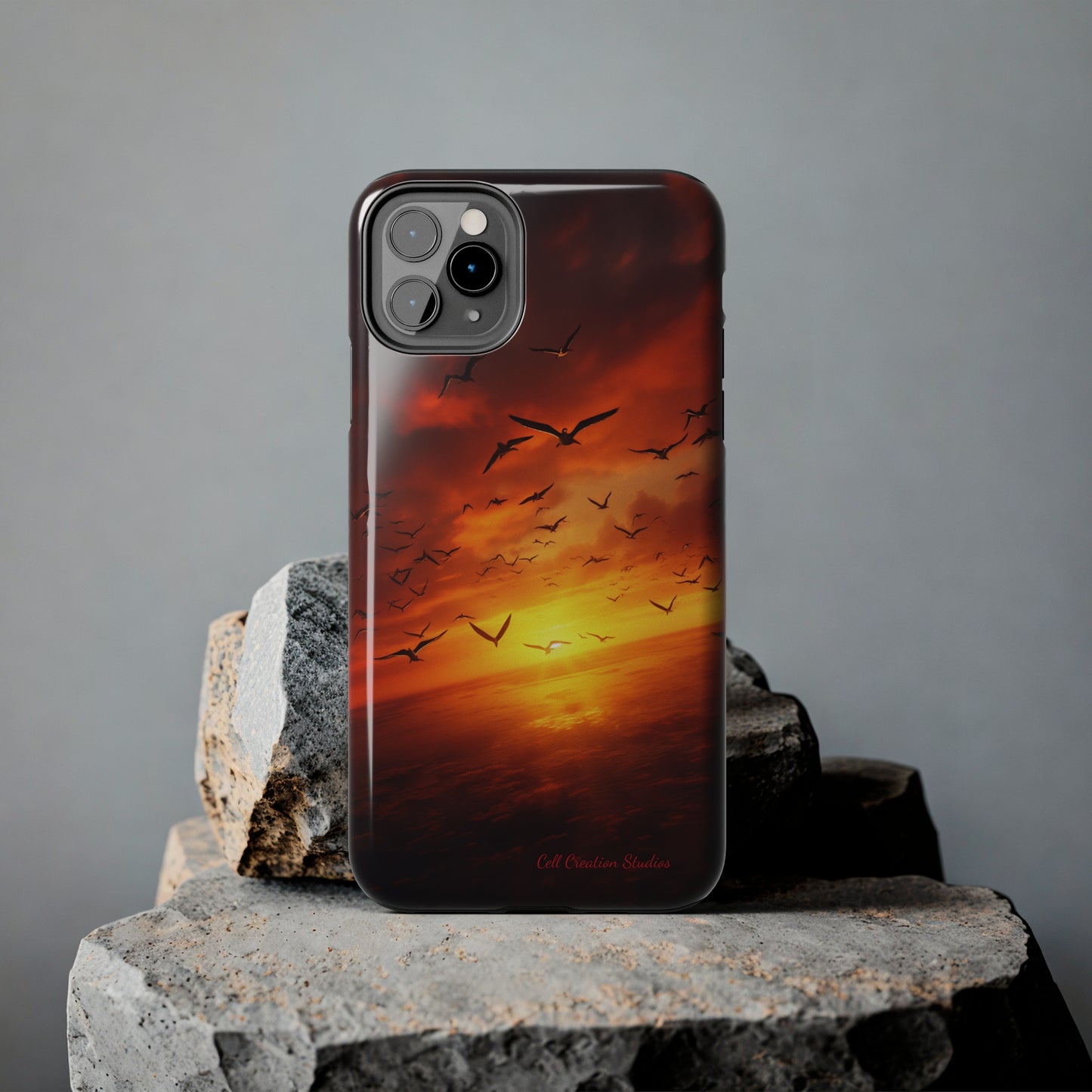 Introducing the "Sunset Soar" Cell Phone Case – Embrace Freedom and Beauty -Tough Phone Cases