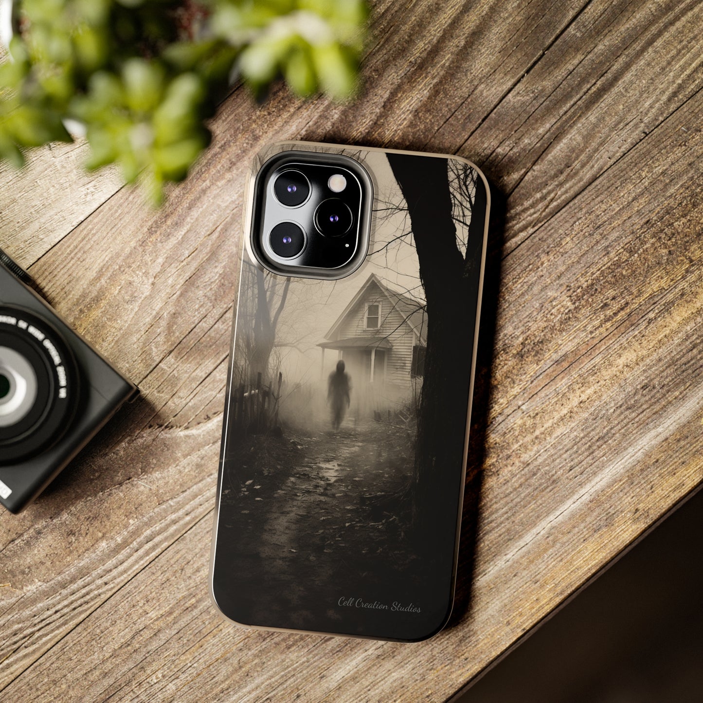 Introducing the "Ethereal Encounter" Cell Phone Case – Unveil the Mystery of the Ghostly Presence -Tough Phone Cases