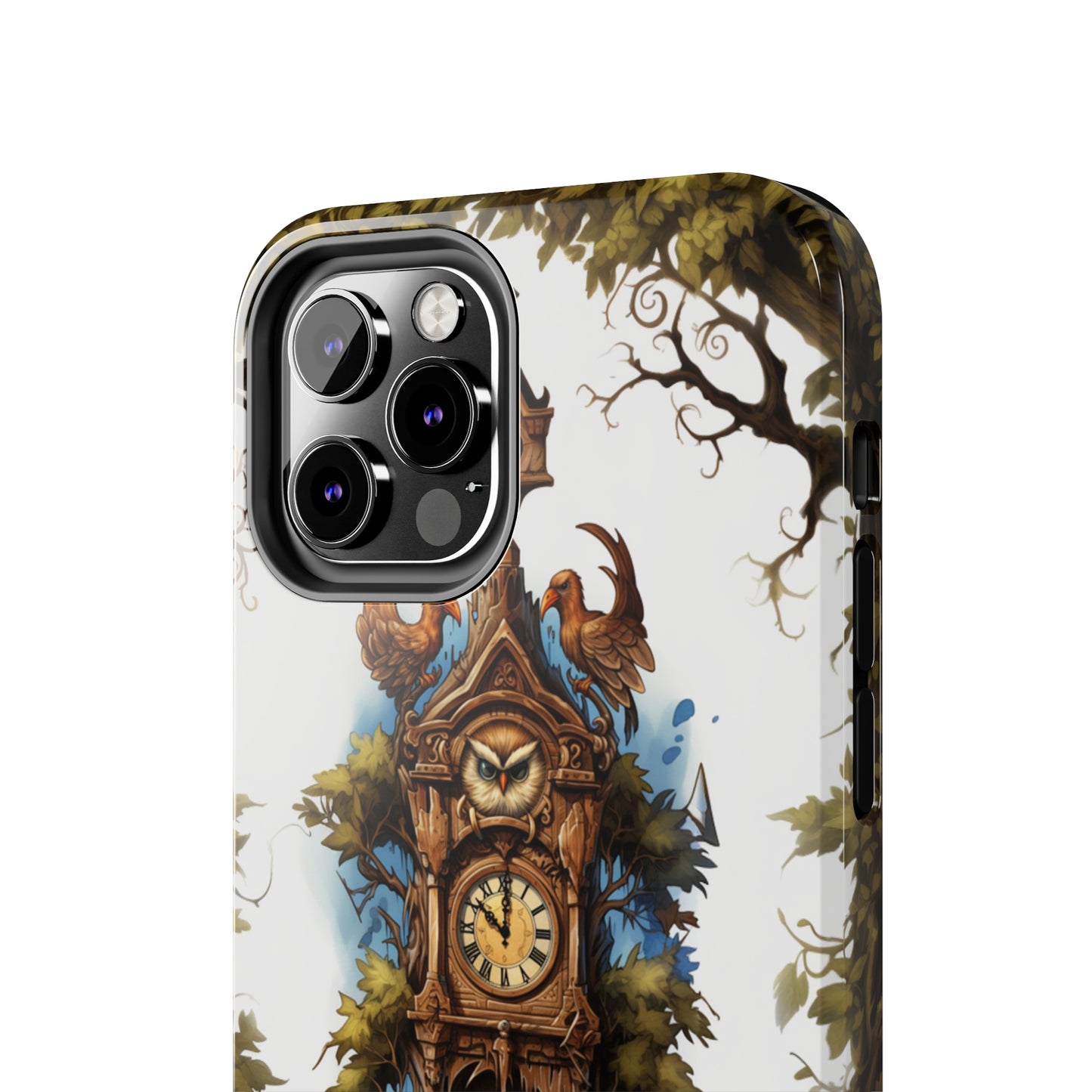 Introducing the "Timeless Charm Cuckoo Clock" Cell Phone Case – Embrace Vintage Elegance -Tough Phone Cases