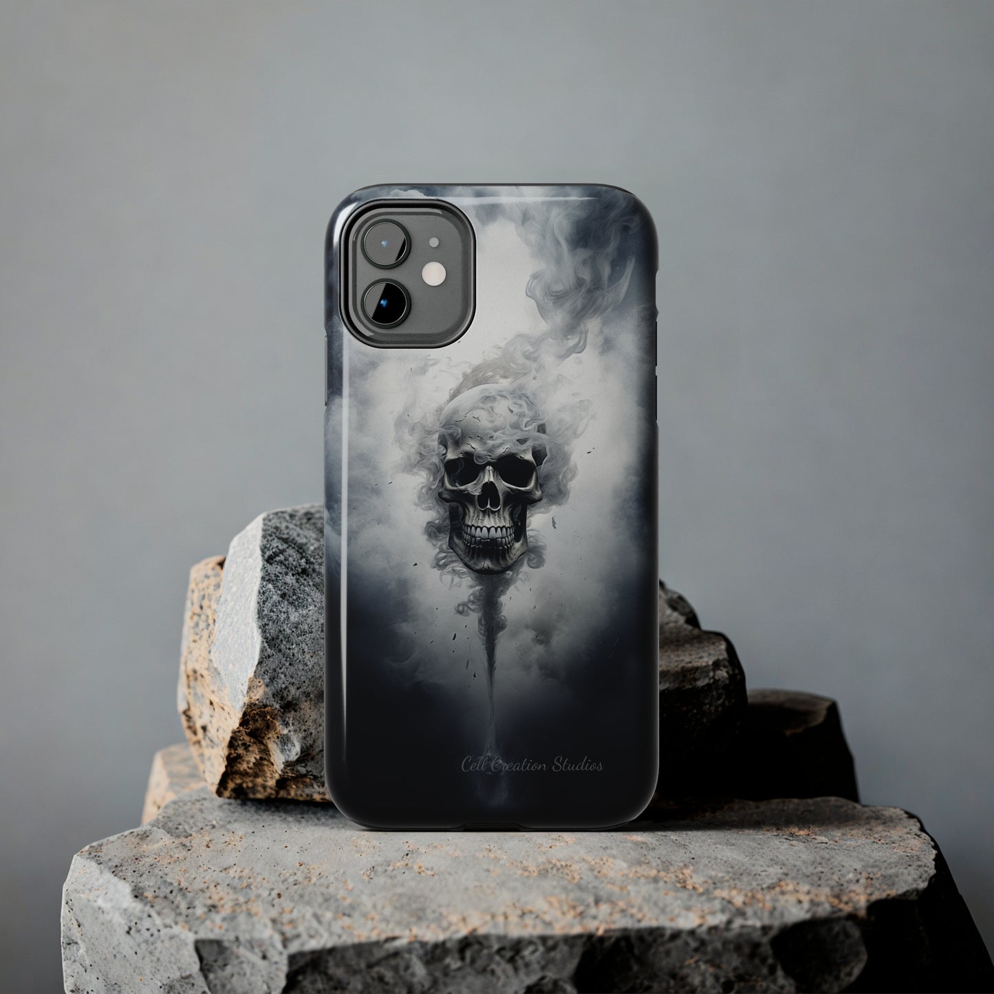 "Mystic Smoke Skull" -Tough iPhone Cases