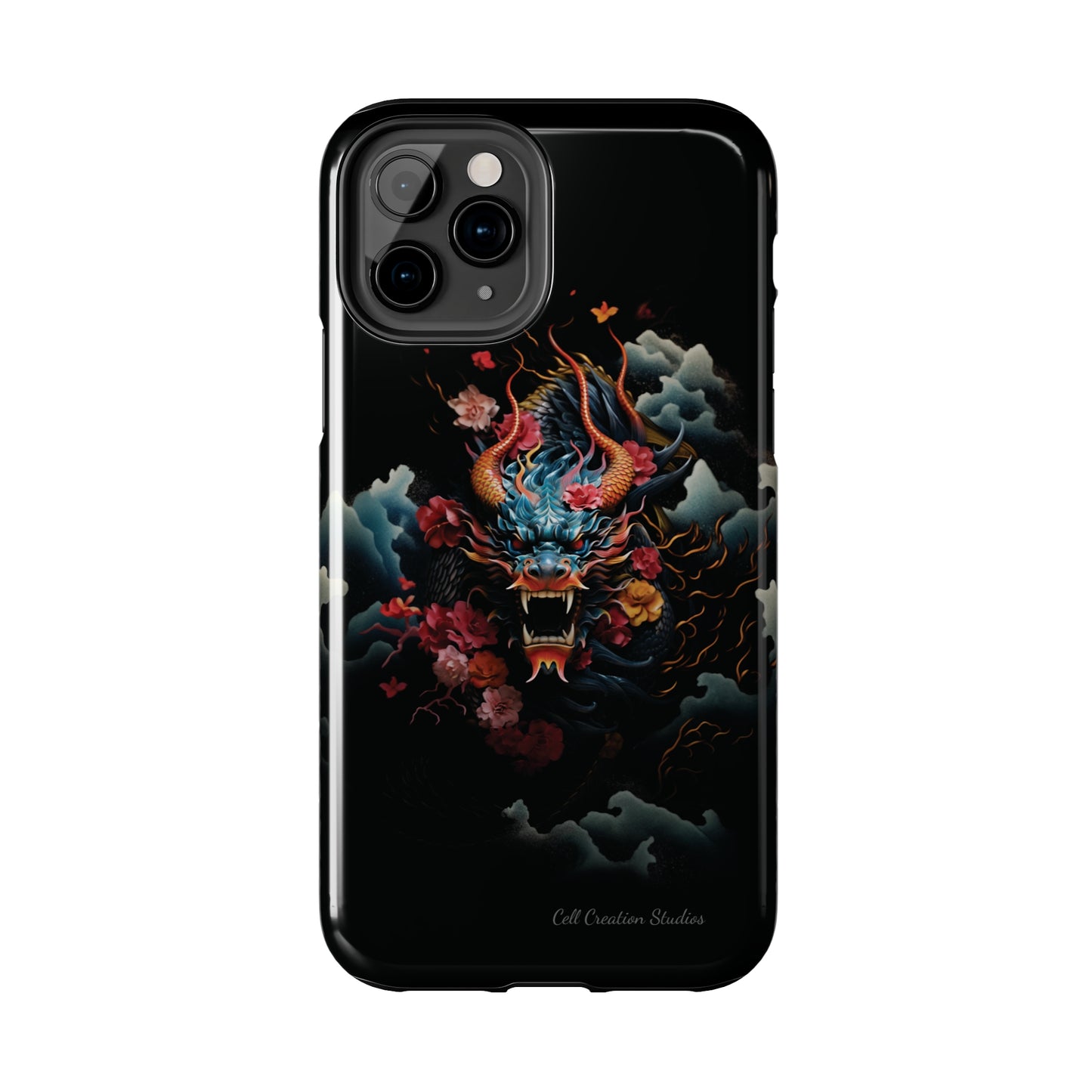 Introducing the "Japanese Dragon Majesty" Cell Phone Case – Embrace the Legend in Style -Tough Phone Cases