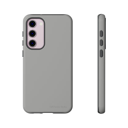 "Sleek Silver Essence" -Tough Samsung Phone Cases