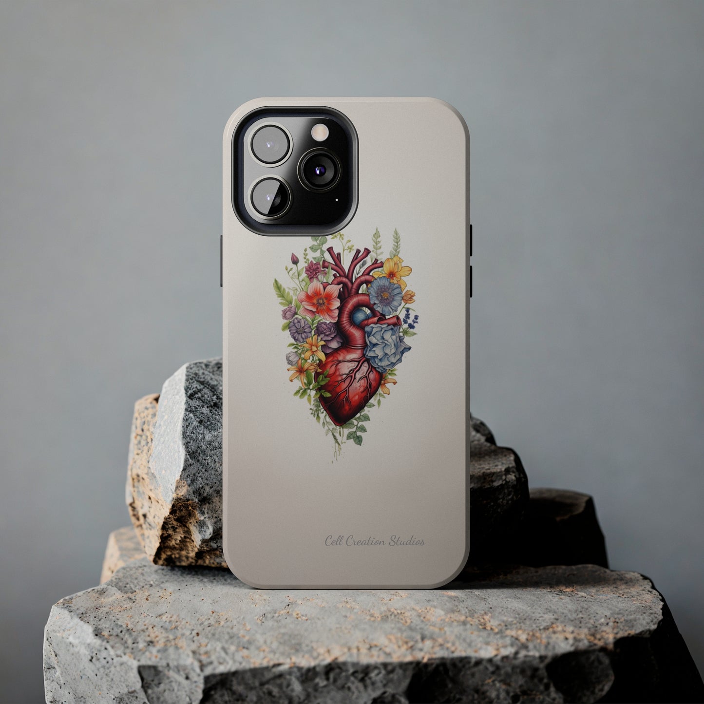 "Blooming Hearts" -Tough iPhone Cases