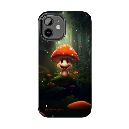 Introducing the "Cheerful Smiling Mushroom" Cell Phone Case – Spread Joy with Every Glance -Tough Phone Cases