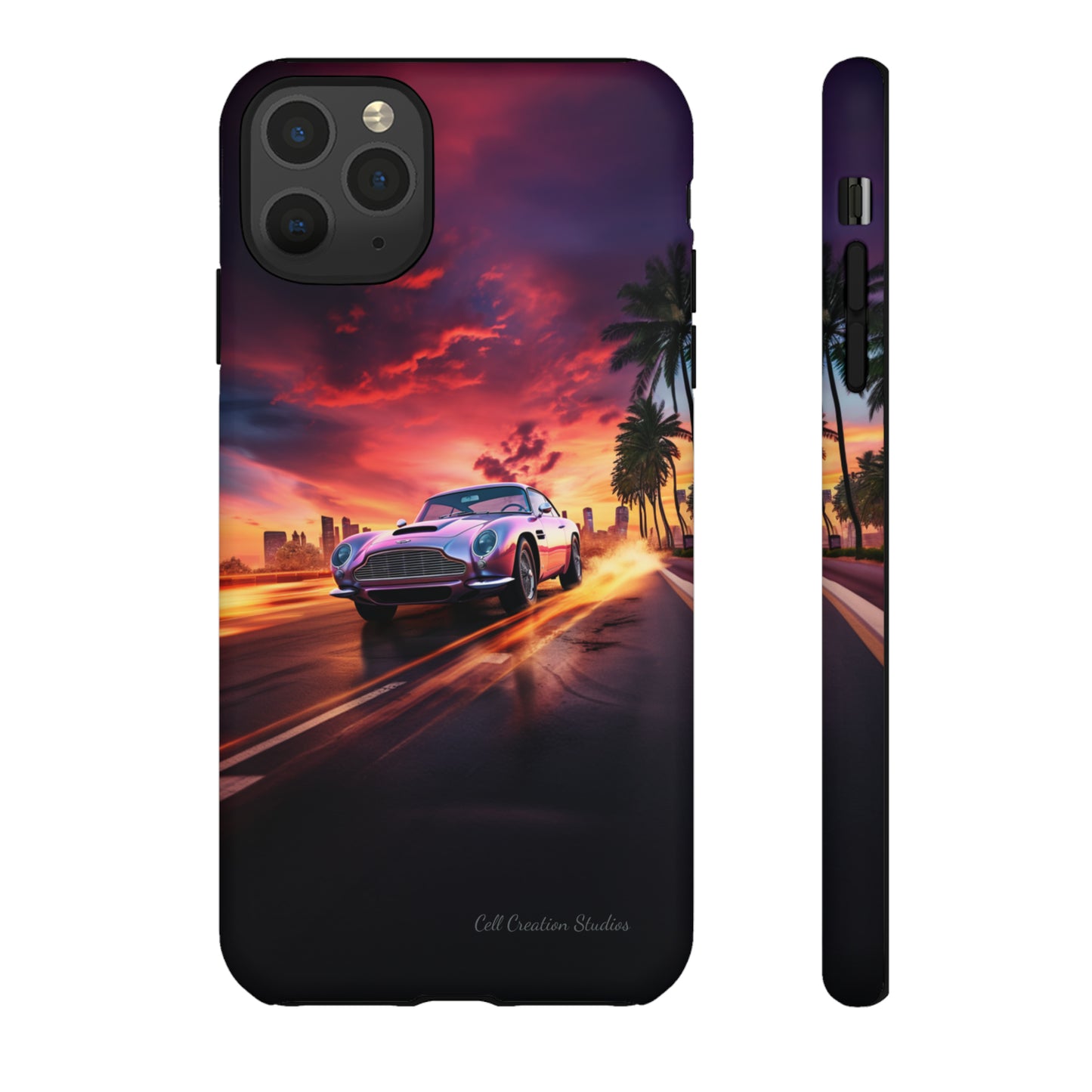 "Silver Aston Martin Racing" -Tough iPhone Cases