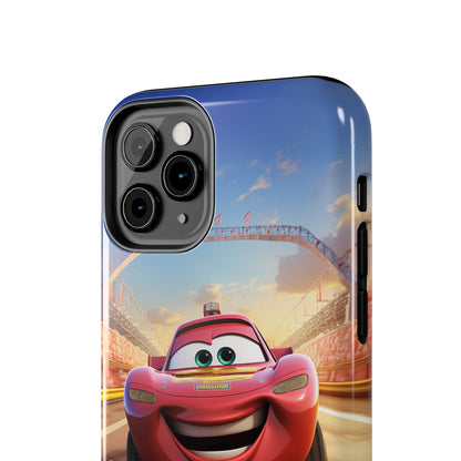 The "Smiling Red Racer" Phone Case -Tough Phone Cases