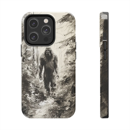 "Bigfoot in the Wilderness" Cell Phone Case – Encounter Bigfoot's Mystery -Tough Phone Cases