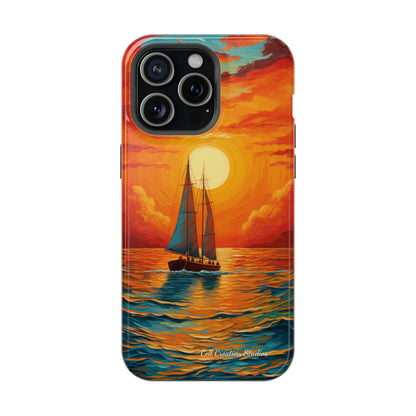 "Sailboat Sunset" - MagSafe Tough iPhone Cases