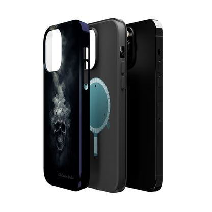 "Ethereal Skull Noir" -MagSafe Tough iPhone Cases