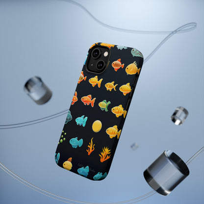 "AquaArt Fish" -MagSafe Tough Phone Cases