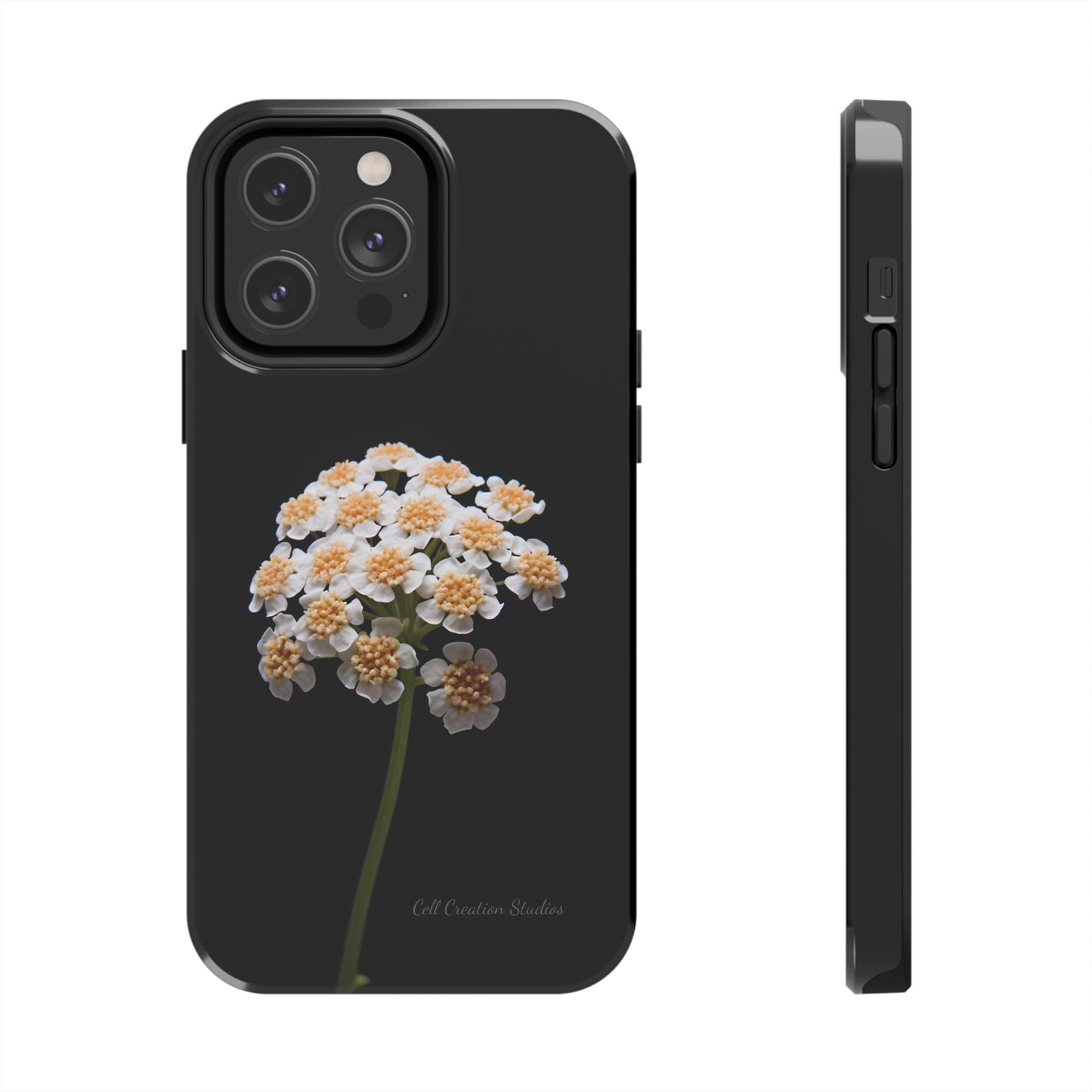 "Elegant Yarrow Bloom" Phone Case -Tough Phone Cases