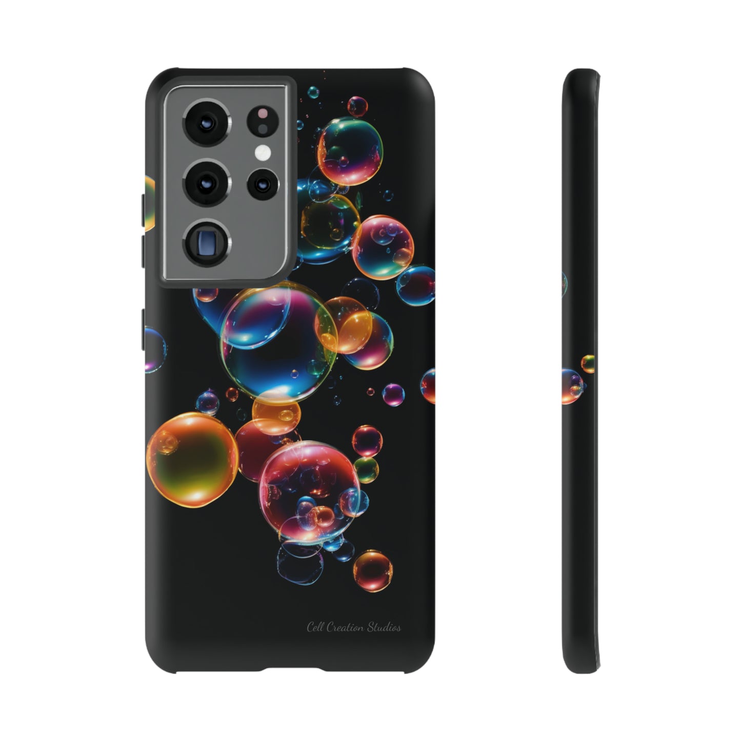 Elevate Your Phone's Aesthetic with our "BubbleBurst" Cell Phone Case -Tough Cases