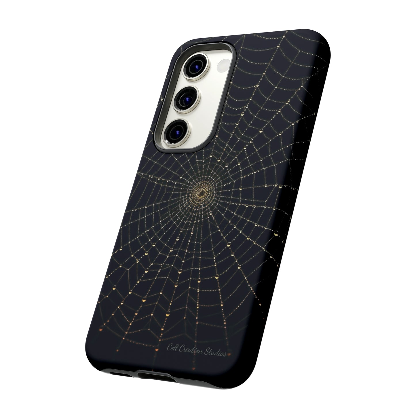 "Silken Noir Guardian" -Tough Samsung Phone Cases