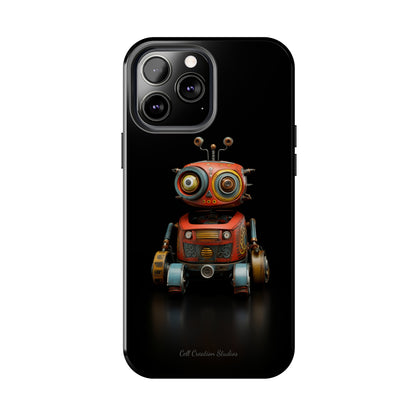 Introducing the "Toy Robot Delight" Cell Phone Case – Embrace Nostalgia with a Playful Robotic Companion! -Tough Phone Cases