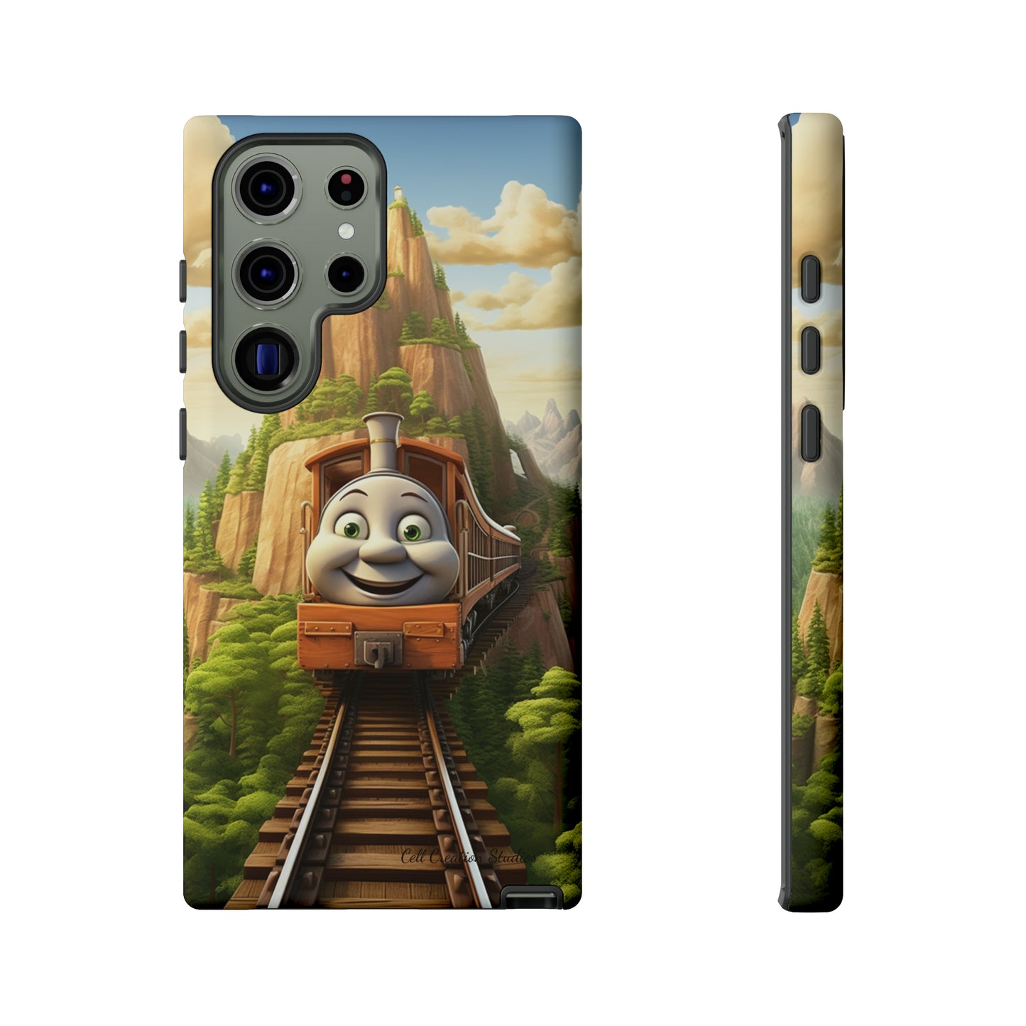 The "Mountain Journey Train" Character Phone Case-Tough Cases