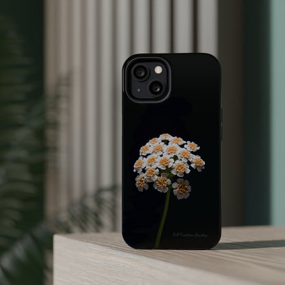 "Elegant Yarrow Bloom" Phone Case -MagSafe Tough Cases