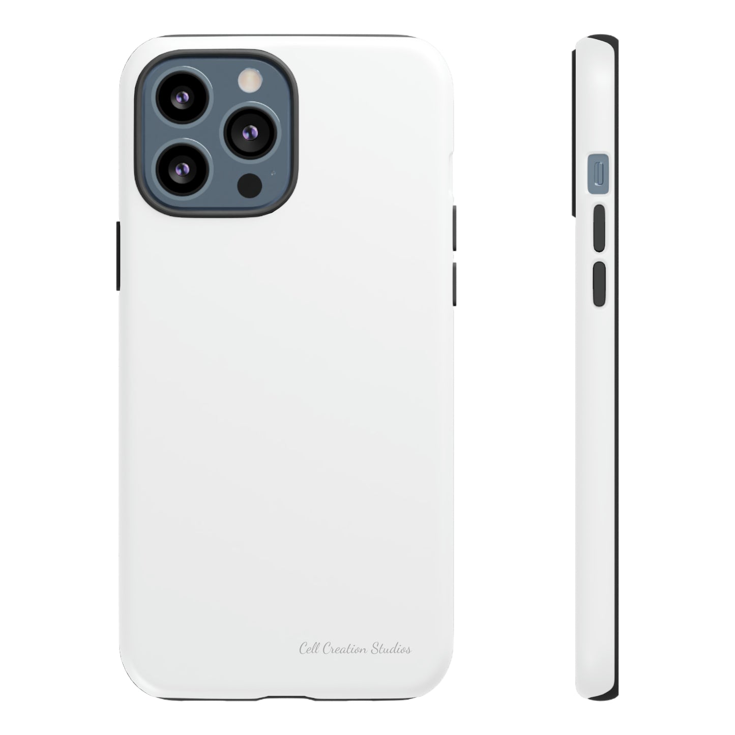 "Pure Elegance White" -Tough iPhone Cases