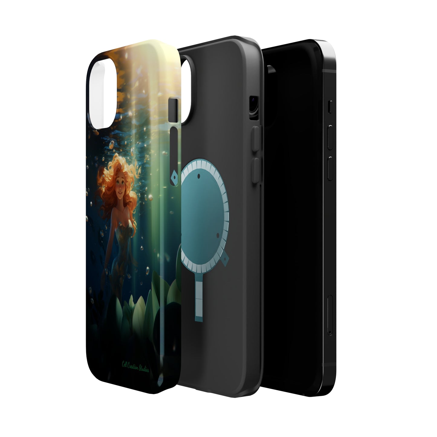 Dive into Enchantment with Our "Ariel Little Mermaid" Phone Case -MagSafe Tough Cases