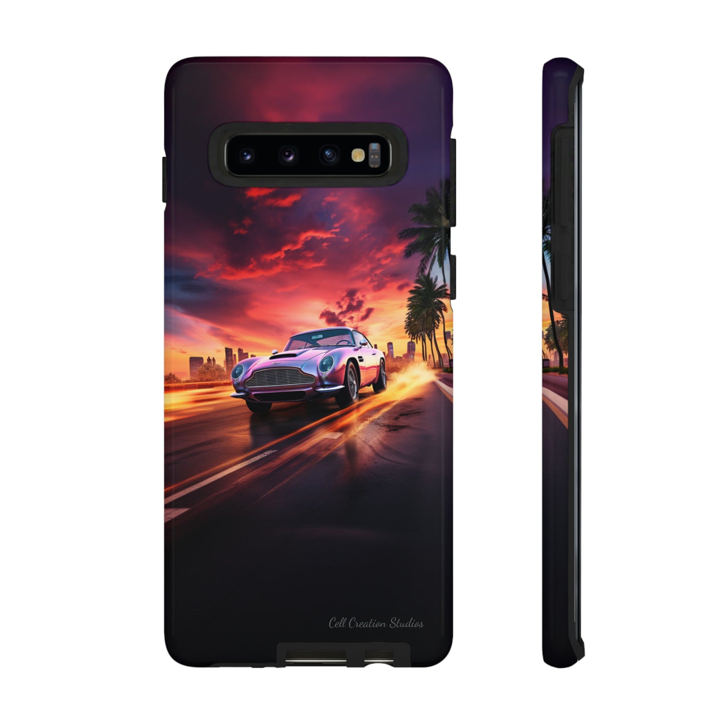 "Silver Aston Martin Racing" -Tough Samsung Phone Cases