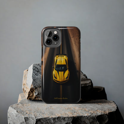 Introducing the "Desert Speedster" Cell Phone Case – Feel the Thrill of a Ferrari Racing through the Desert! -Tough Phone Cases