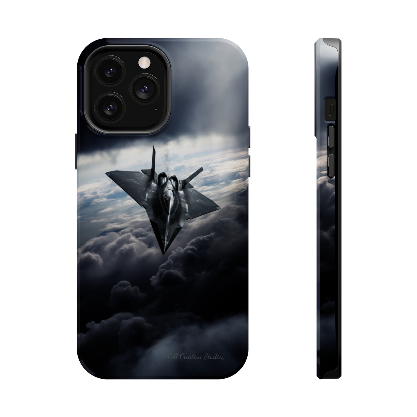 "Stealth Fighter Sky Guardian" Phone Case -MagSafe Tough Cases