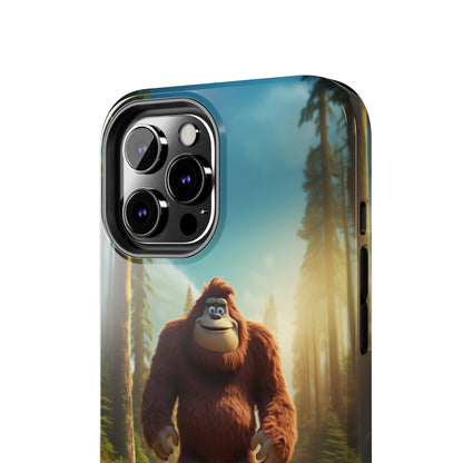 The "Trail Trekker" Bigfoot Cartoon Phone Case -Tough Phone Cases