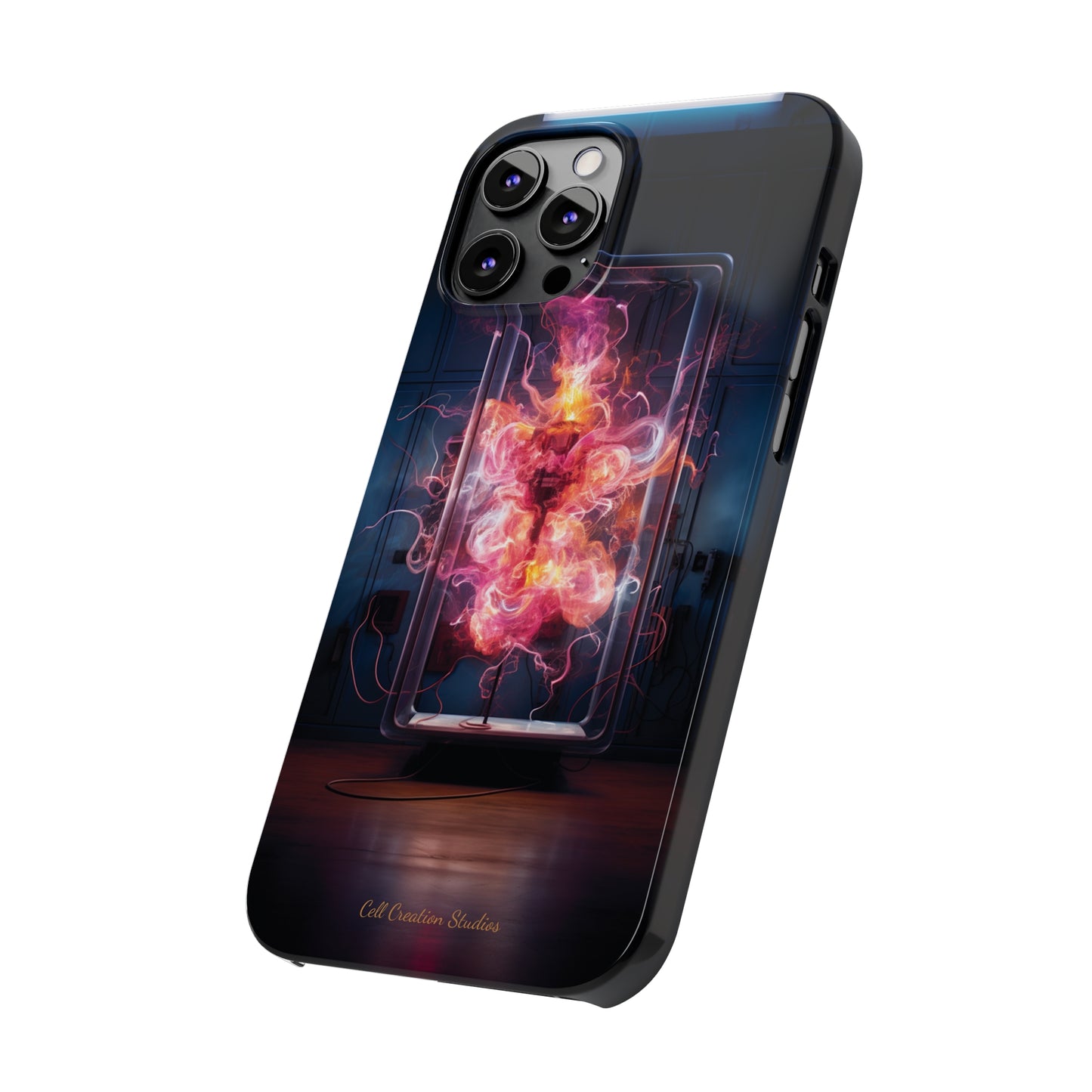 Introducing the "Ethereal Ember" Cell Phone Case – Capturing the Essence of Mystery -Slim Phone Cases