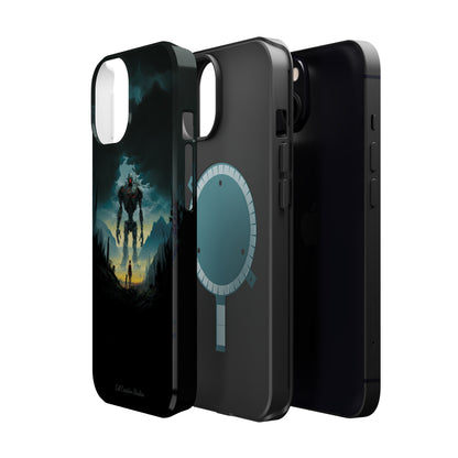 Introducing the "Rising Titan" Cell Phone Case – Witness the Astonishing Emergence of a Giant Robot! -MagSafe Tough Cases