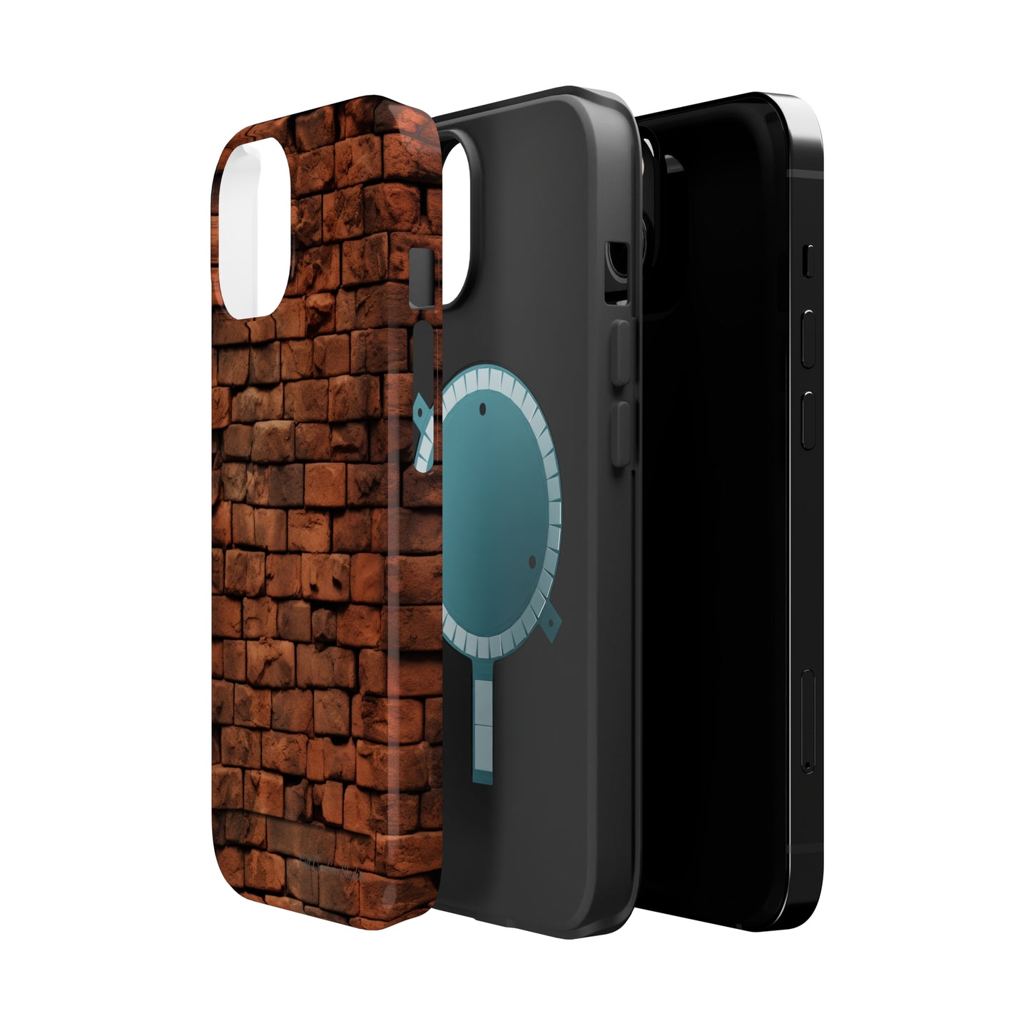 Introducing our "Urban Brick Wall" Cell Phone Case – the perfect blend of urban style and device protection -MagSafe Tough Cases