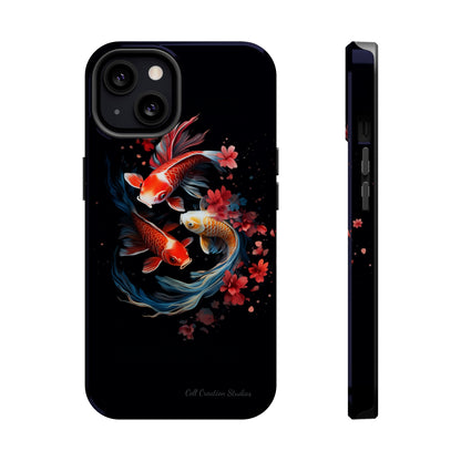 "Captivating Koi Fish" Phone Case -MagSafe Tough Cases