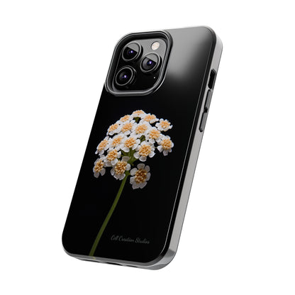 "Elegant Yarrow Bloom" Phone Case -Tough Phone Cases