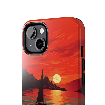 "Serenity at Sunset" -Tough iPhone Cases