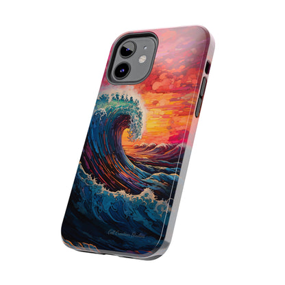 "Colorful Ocean Wave" Cell Phone Case -Tough Phone Cases