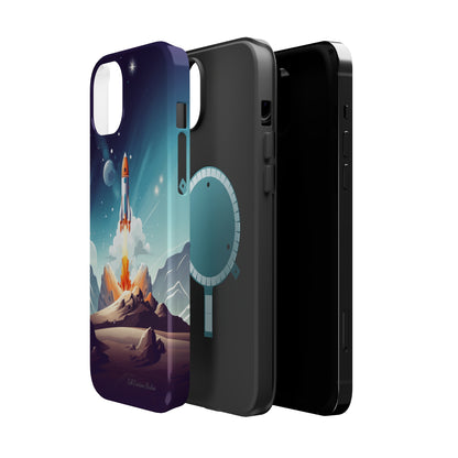 Introducing our "Galactic Odyssey" Cell Phone Case – Launch Your Device into Adventure -MagSafe Tough Cases