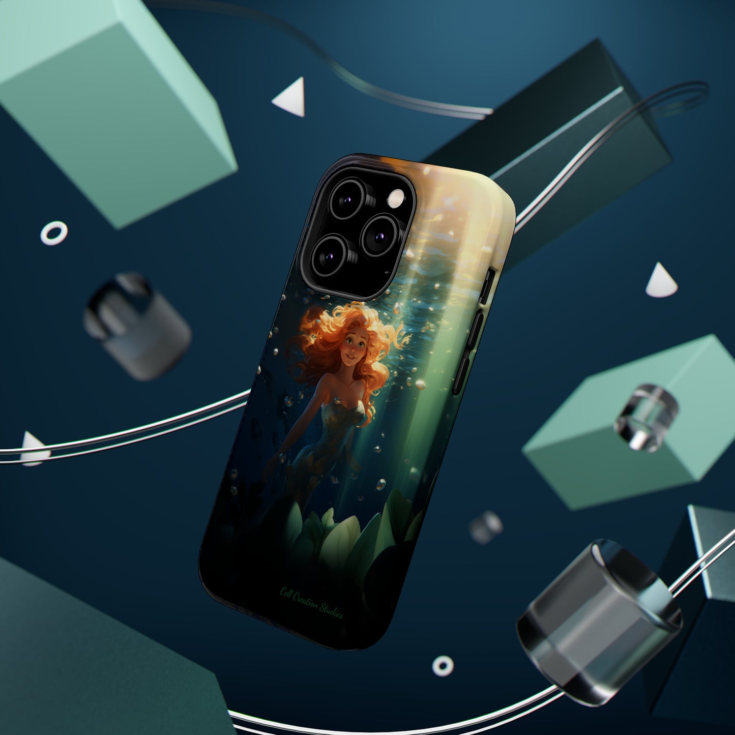 Dive into Enchantment with Our "Ariel Little Mermaid" Phone Case -MagSafe Tough Cases