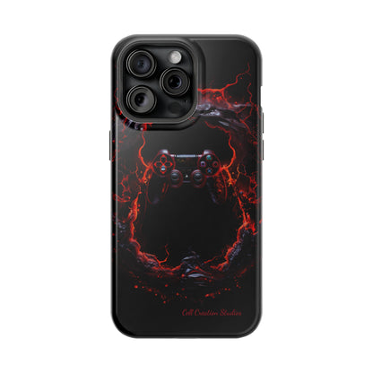 "InfernoGamer Plasma Burst" -MagSafe Tough iPhone Cases