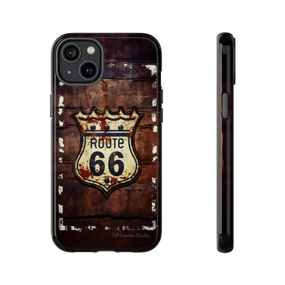 "Retro Route 66" Phone Case -Tough Cases