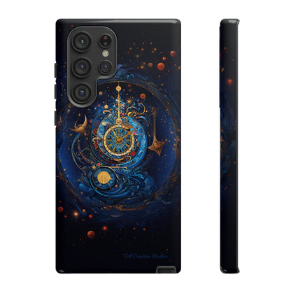 "Cosmic Clock Elegance" -Tough Samsung Phone Cases