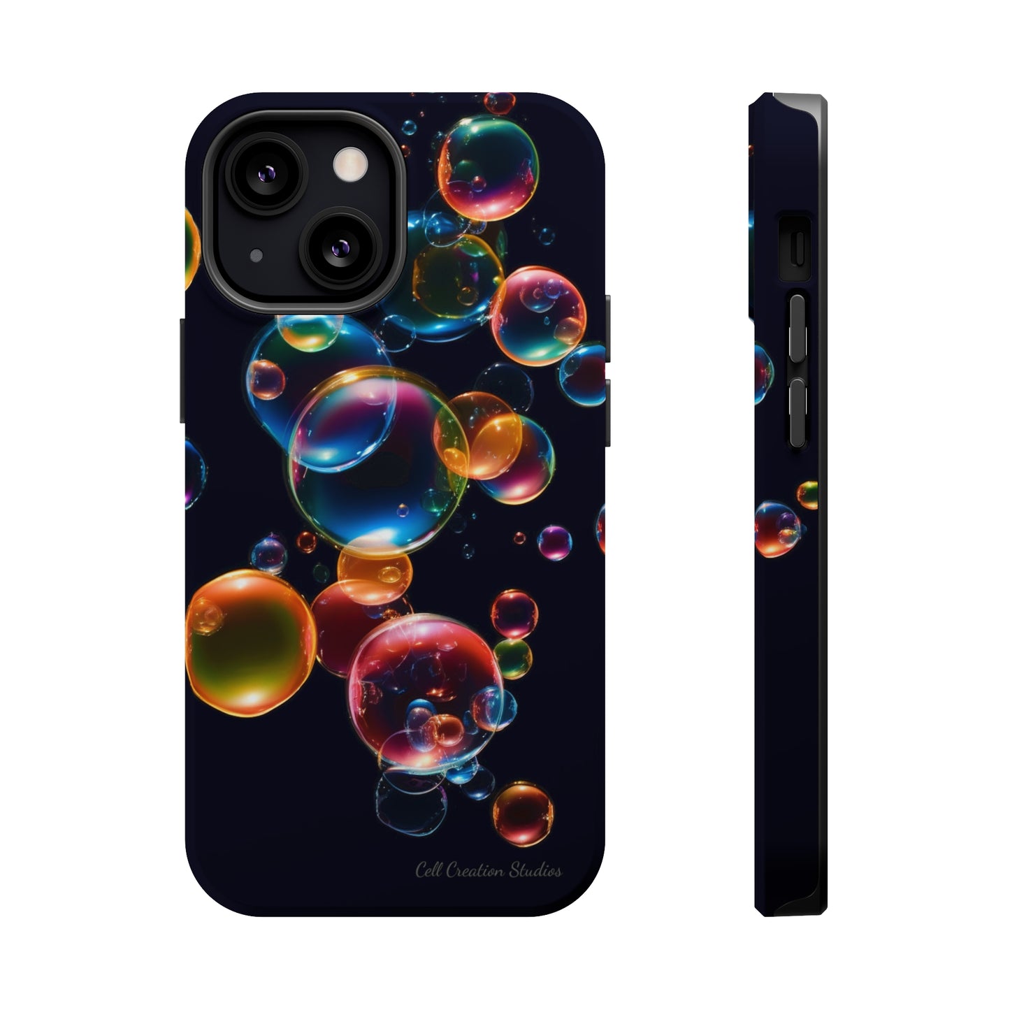 Elevate Your Phone's Aesthetic with our "BubbleBurst" Cell Phone Case -MagSafe Tough Cases