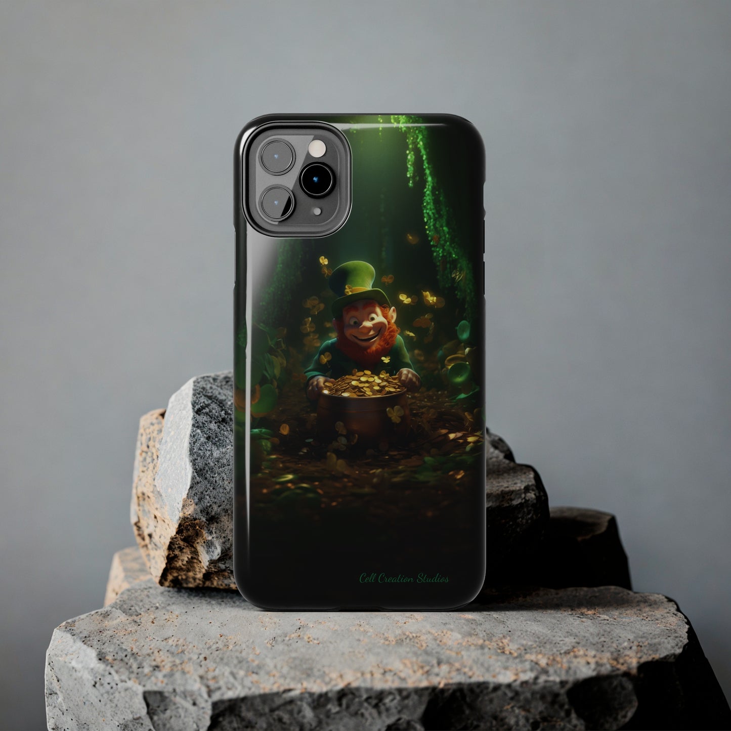 Introducing the "Leprechaun's Pot of Gold" Cell Phone Case – A Touch of Irish Charm -Tough Phone Cases