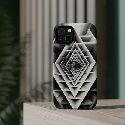 The "Geometric Triangle" Cell Phone Case -MagSafe Tough Cases