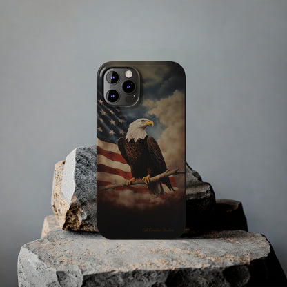 Introducing the "Eagle's Majesty" Cell Phone Case – Soar with American Pride -Slim Phone Cases