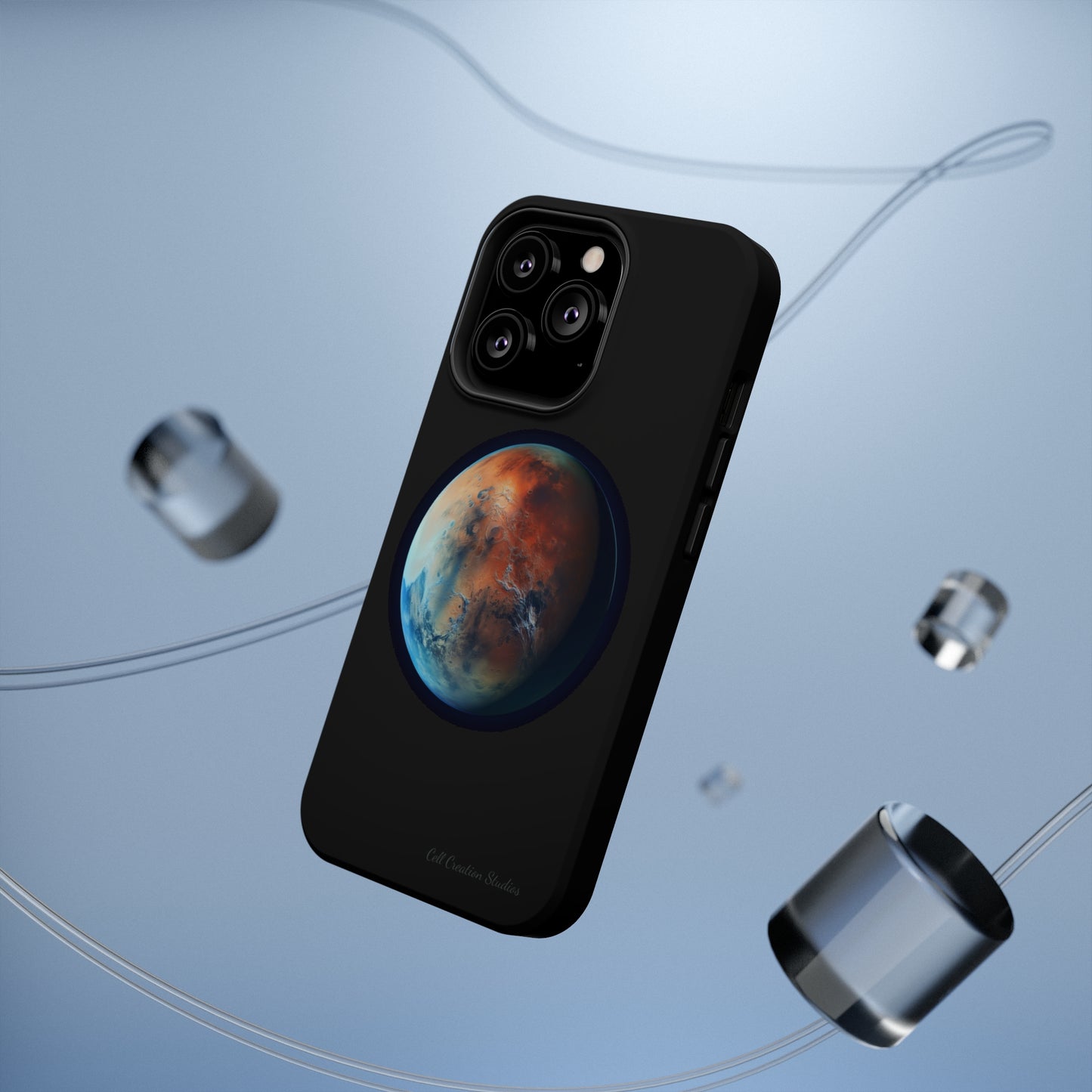 Introducing the "Mars Marvel" Cell Phone Case – Explore the Red Planet -MagSafe Tough Cases