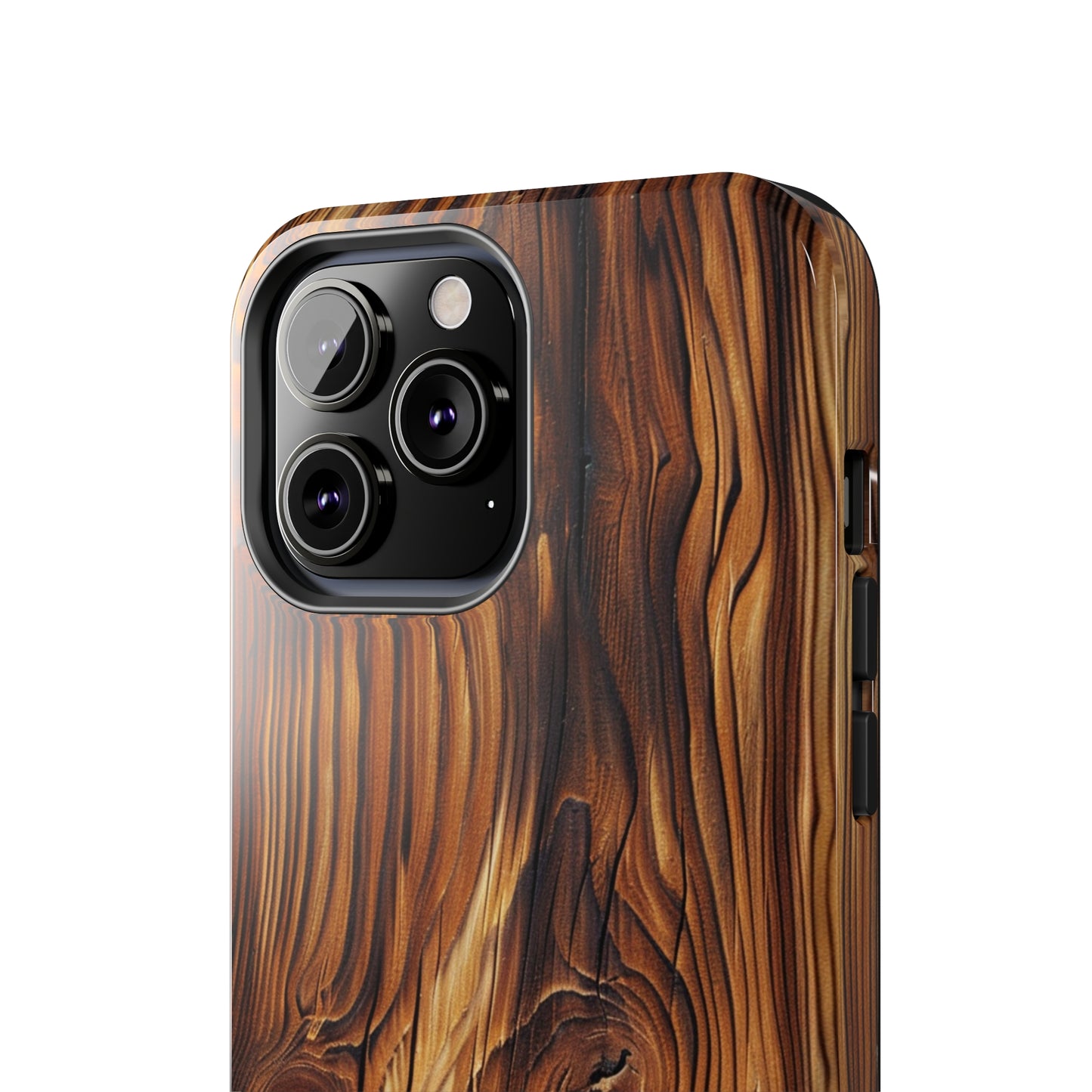 "Wood Grain Elegance" -Tough iPhone Cases