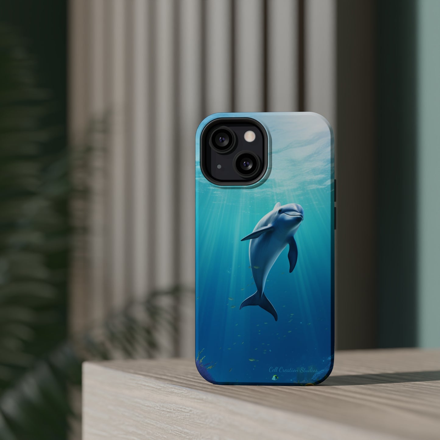 The "Dolphin Serenity" -MagSafe Tough iPhone Cases