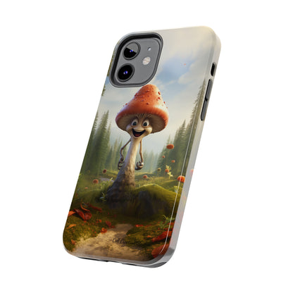 Introducing the "Smiling Mushroom" Cell Phone Case – Spread Joy with Every Glance! -Tough Phone Cases