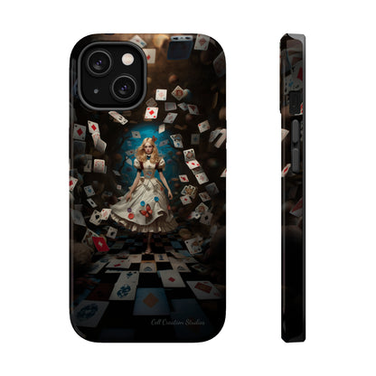 Introducing the "Alice in Wonderland" Cell Phone Case – A Journey Through Imagination -MagSafe Tough Cases